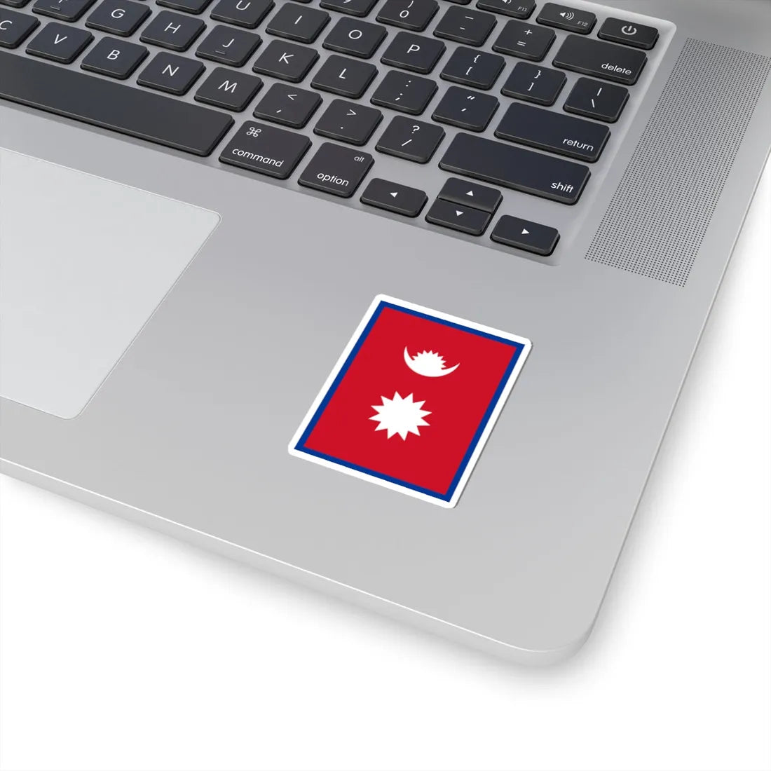Flag of Nepal vertical (Nepal) STICKER Vinyl Kiss-Cut Decal - The Sticker Space