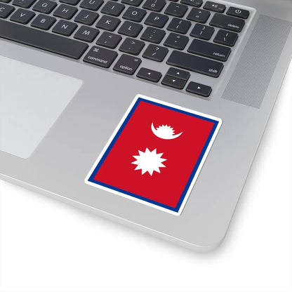 Flag of Nepal vertical (Nepal) STICKER Vinyl Kiss-Cut Decal - The Sticker Space