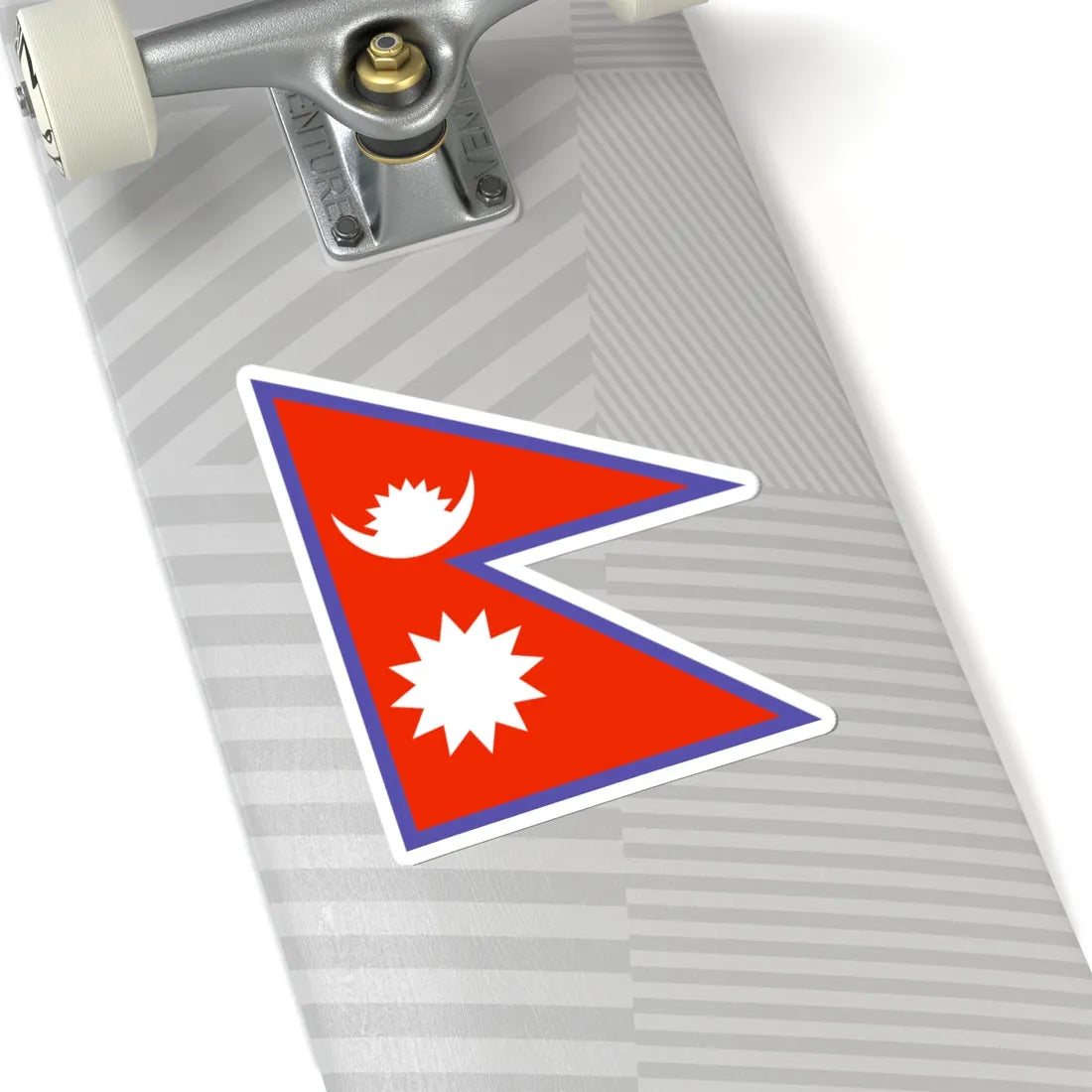 Flag of Nepal WFB 2000 (Nepal) STICKER Vinyl Kiss-Cut Decal - The Sticker Space