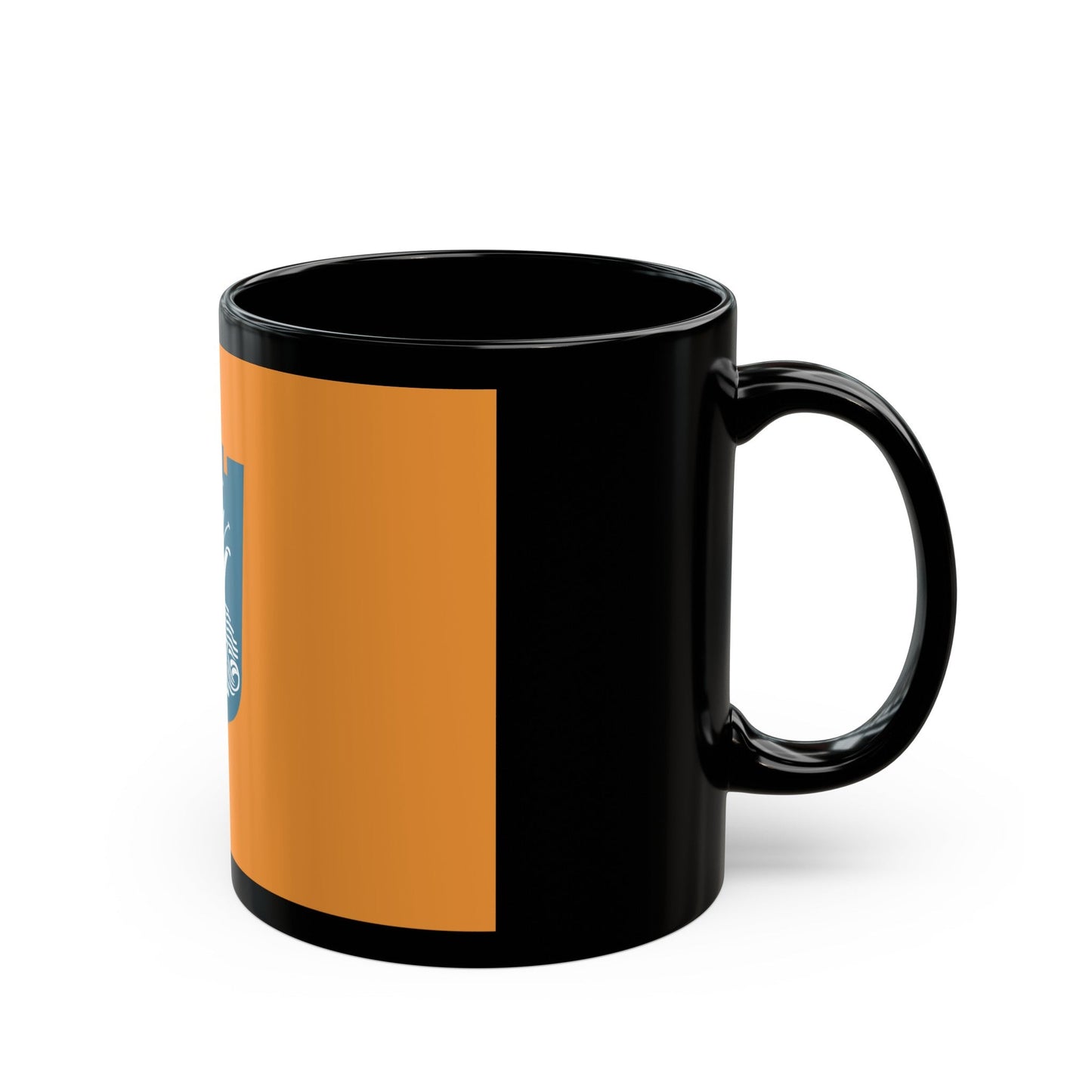 Flag of Netanya Israel - Black Coffee Mug-The Sticker Space