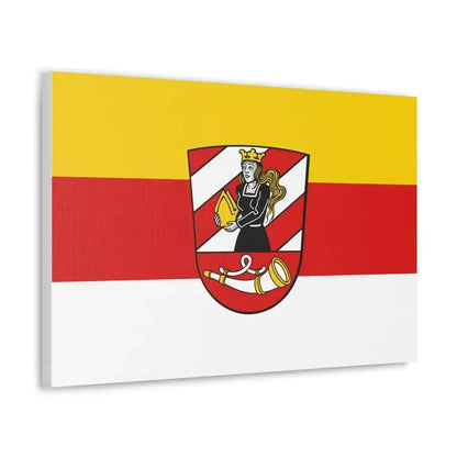 Flag of Neu Ulm Germany - Canvas Wall Art - The Sticker Space