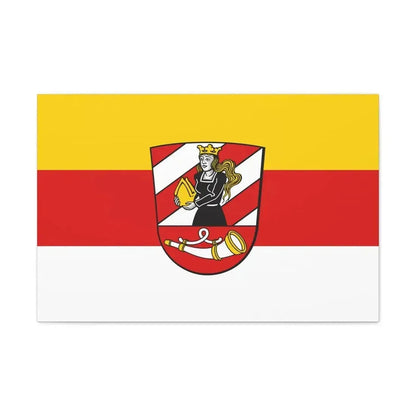 Flag of Neu Ulm Germany - Canvas Wall Art - The Sticker Space