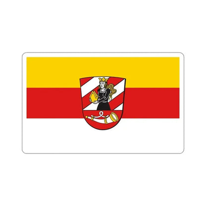 Flag of Neu Ulm Germany STICKER Vinyl Die-Cut Decal 4 Inch - The Sticker Space
