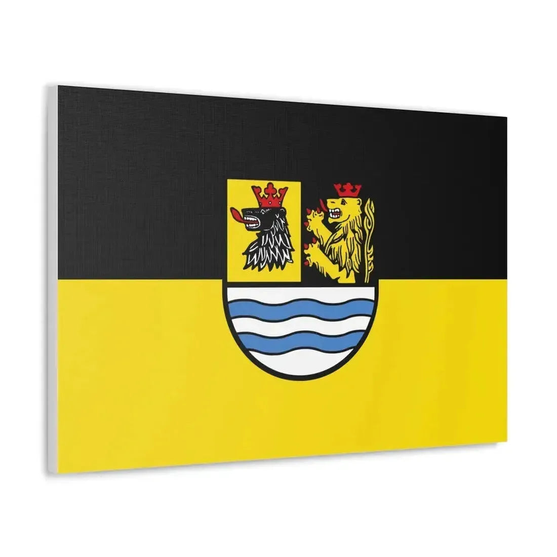 Flag of Neuburg Schrobenhausen Germany - Canvas Wall Art - The Sticker Space