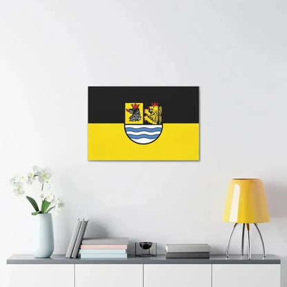 Flag of Neuburg Schrobenhausen Germany - Canvas Wall Art - The Sticker Space