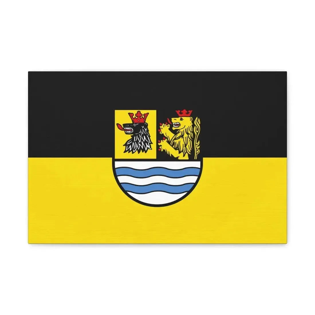 Flag of Neuburg Schrobenhausen Germany - Canvas Wall Art - The Sticker Space