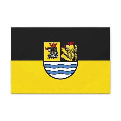 Flag of Neuburg Schrobenhausen Germany - Canvas Wall Art - The Sticker Space