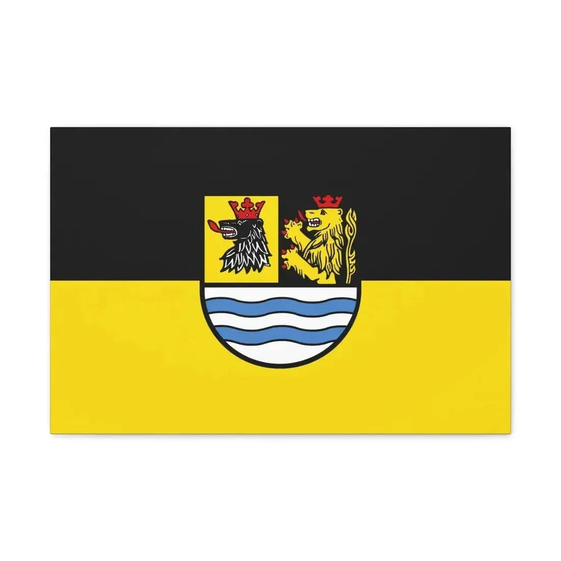 Flag of Neuburg Schrobenhausen Germany - Canvas Wall Art - The Sticker Space