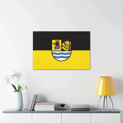 Flag of Neuburg Schrobenhausen Germany - Canvas Wall Art - The Sticker Space