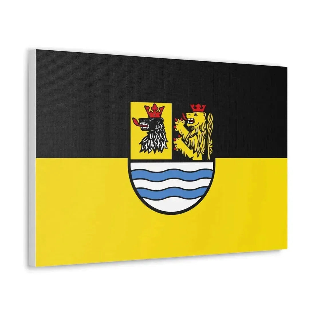 Flag of Neuburg Schrobenhausen Germany - Canvas Wall Art - The Sticker Space
