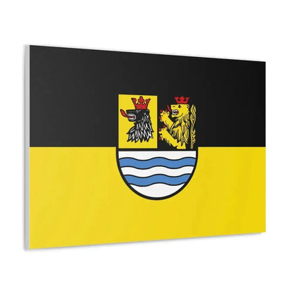 Flag of Neuburg Schrobenhausen Germany - Canvas Wall Art - The Sticker Space