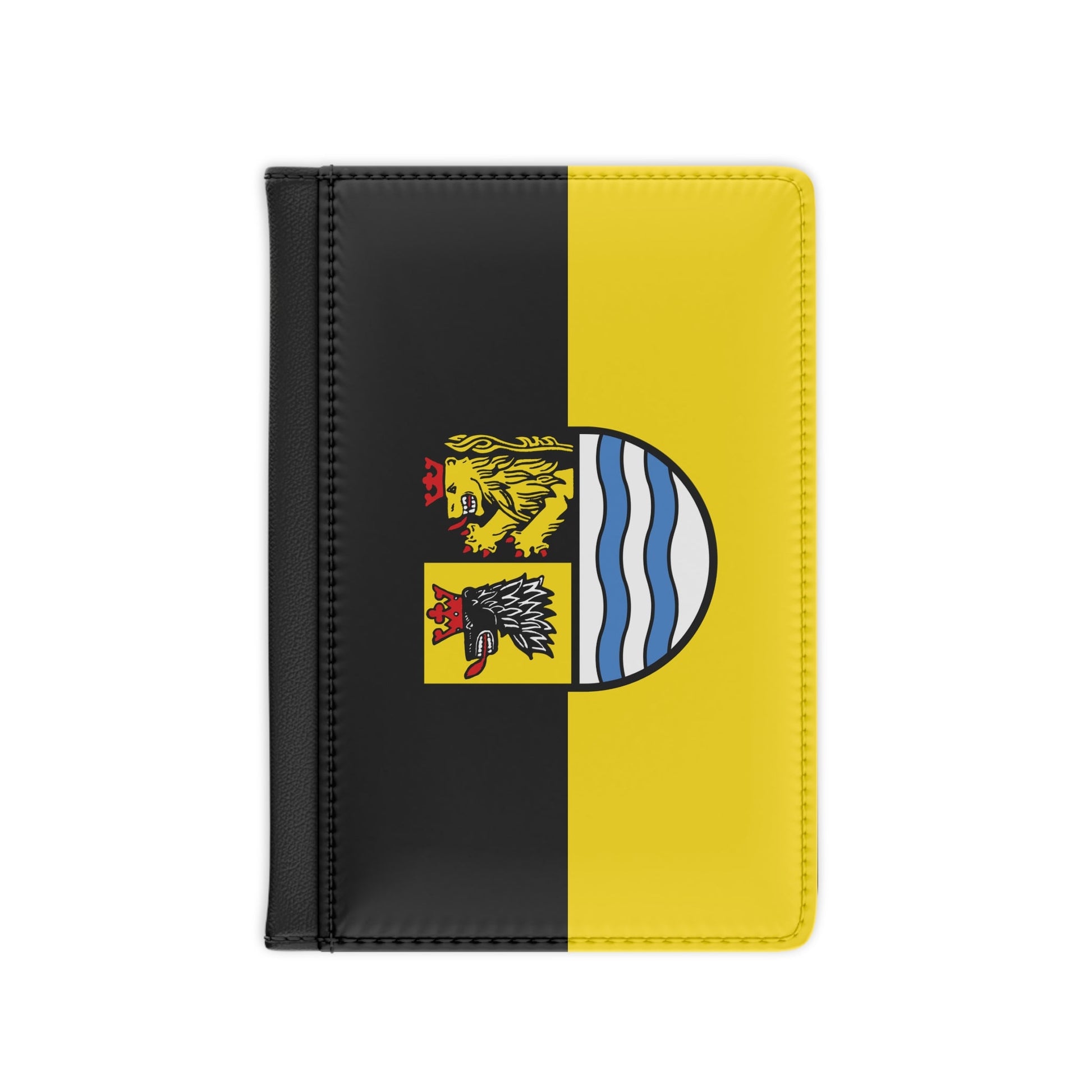 Flag of Neuburg Schrobenhausen Germany - Passport Holder-3.9" x 5.8"-The Sticker Space