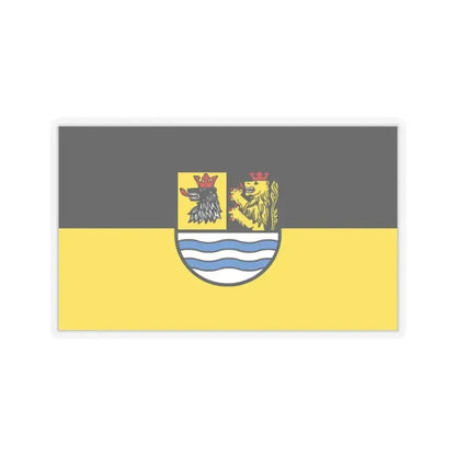 Flag of Neuburg Schrobenhausen Germany - STICKER Vinyl Kiss-Cut Decal 2 Inch Transparent - The Sticker Space