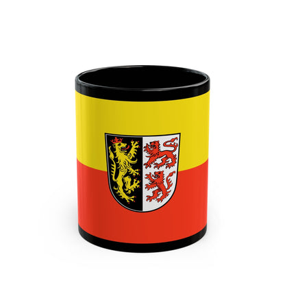 Flag of Neumarkt in der Oberpfalz Germany - Black Coffee Mug-11oz-The Sticker Space