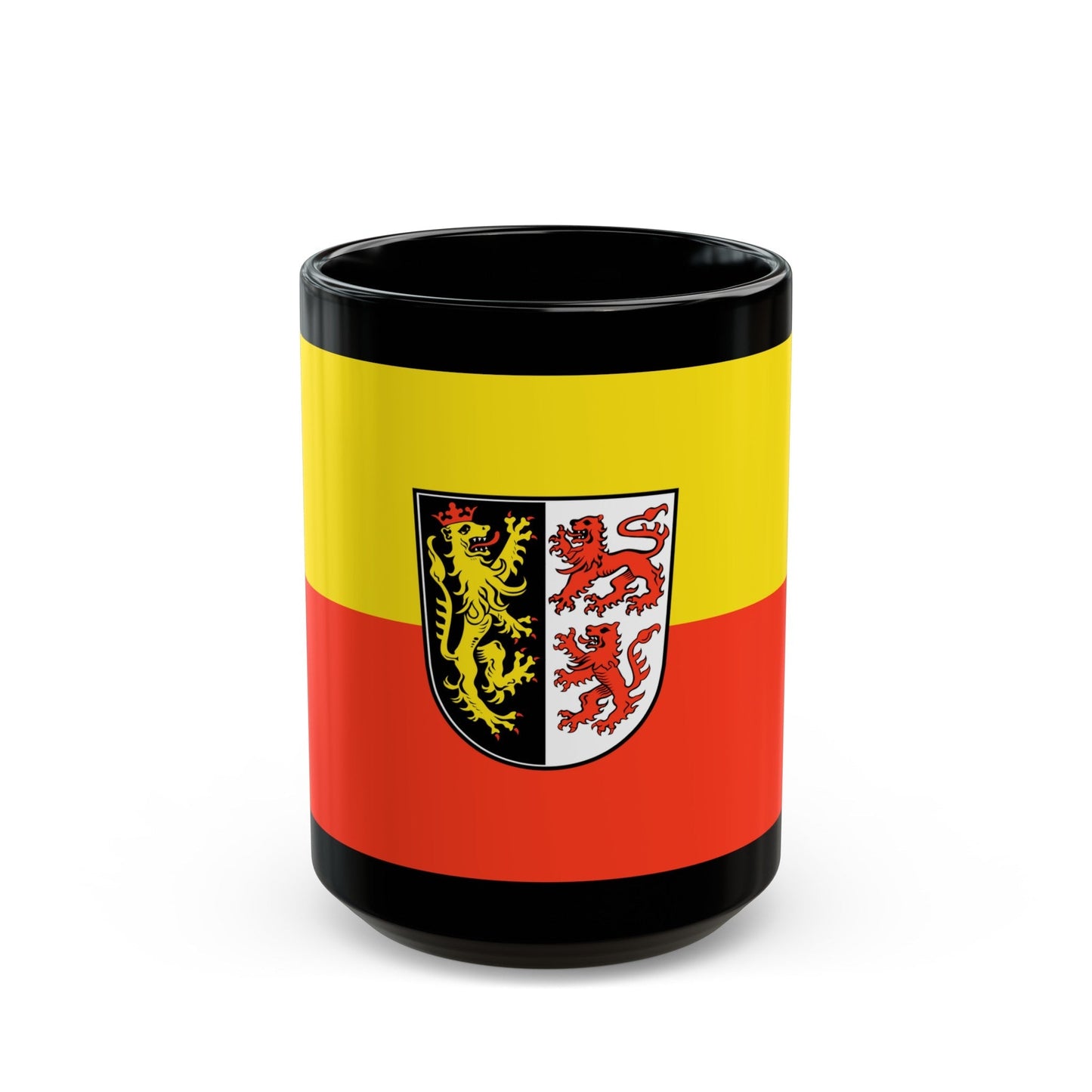 Flag of Neumarkt in der Oberpfalz Germany - Black Coffee Mug-15oz-The Sticker Space