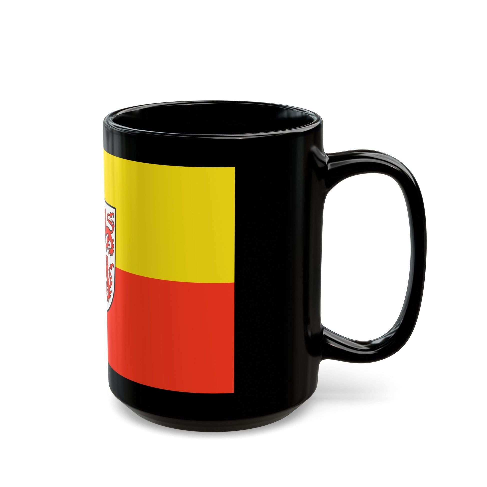 Flag of Neumarkt in der Oberpfalz Germany - Black Coffee Mug-The Sticker Space