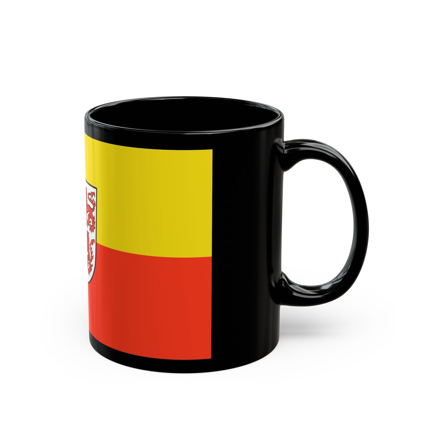 Flag of Neumarkt in der Oberpfalz Germany - Black Coffee Mug-The Sticker Space