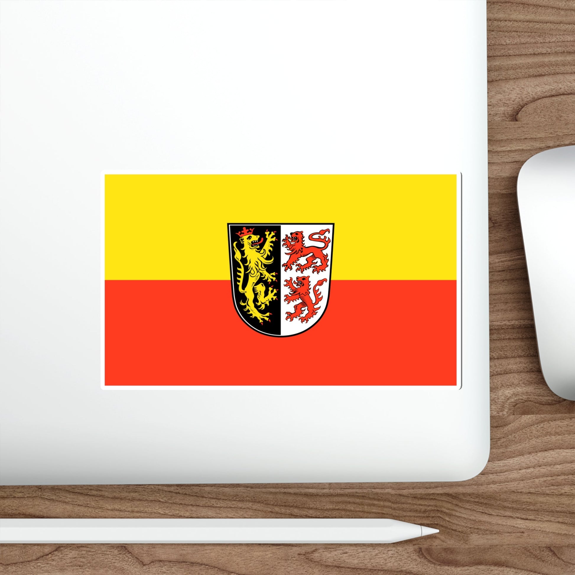 Flag of Neumarkt in der Oberpfalz Germany STICKER Vinyl Die-Cut Decal-The Sticker Space