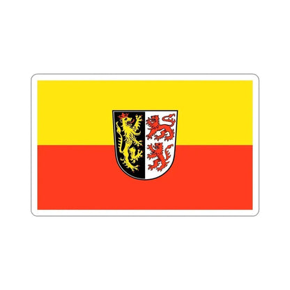 Flag of Neumarkt in der Oberpfalz Germany STICKER Vinyl Die-Cut Decal 4 Inch - The Sticker Space