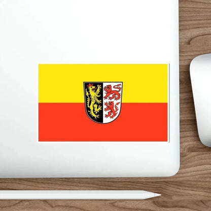 Flag of Neumarkt in der Oberpfalz Germany STICKER Vinyl Die-Cut Decal - The Sticker Space