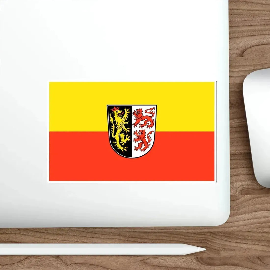 Flag of Neumarkt in der Oberpfalz Germany STICKER Vinyl Die-Cut Decal - The Sticker Space