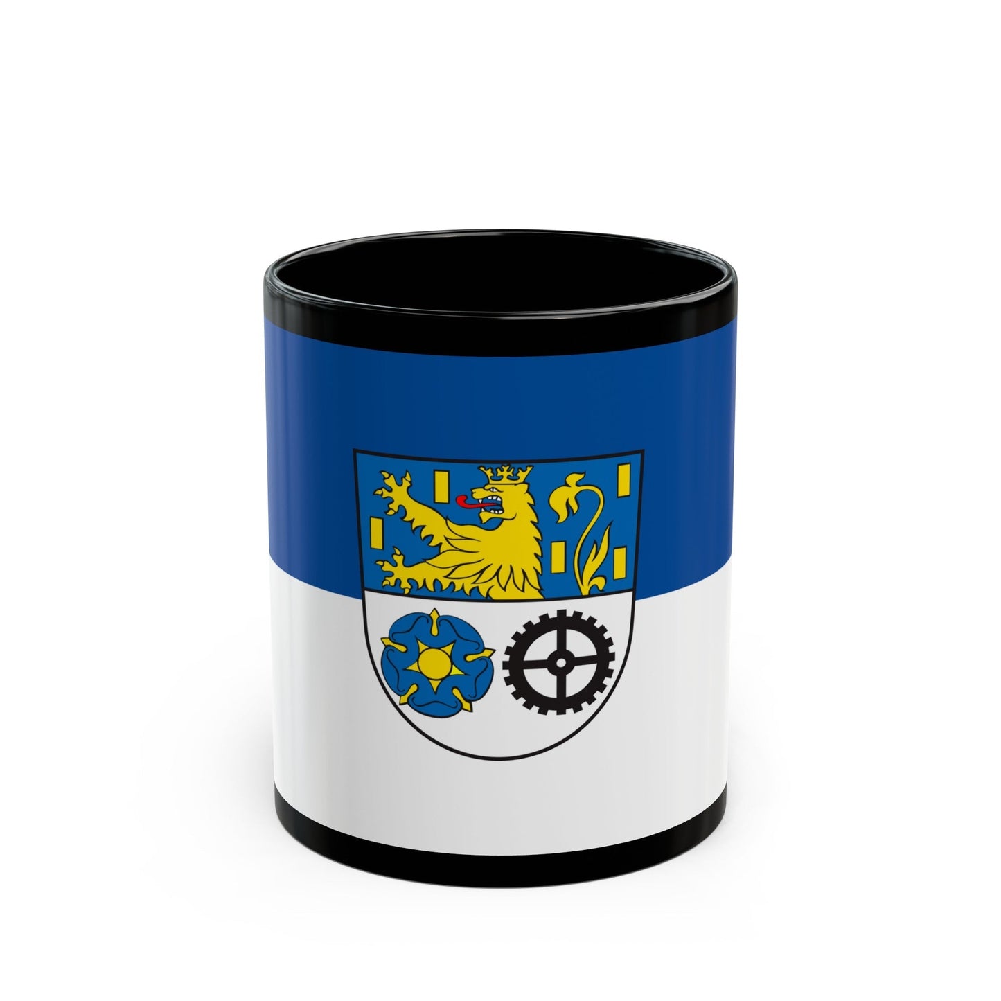 Flag of Neunkirchen Germany - Black Coffee Mug-11oz-The Sticker Space