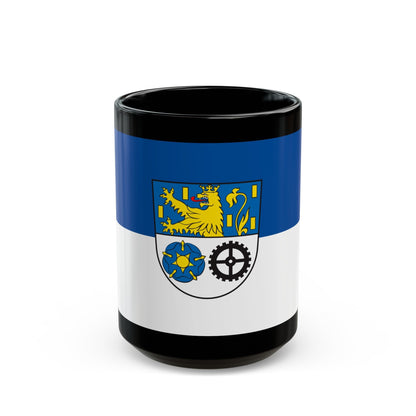 Flag of Neunkirchen Germany - Black Coffee Mug-15oz-The Sticker Space