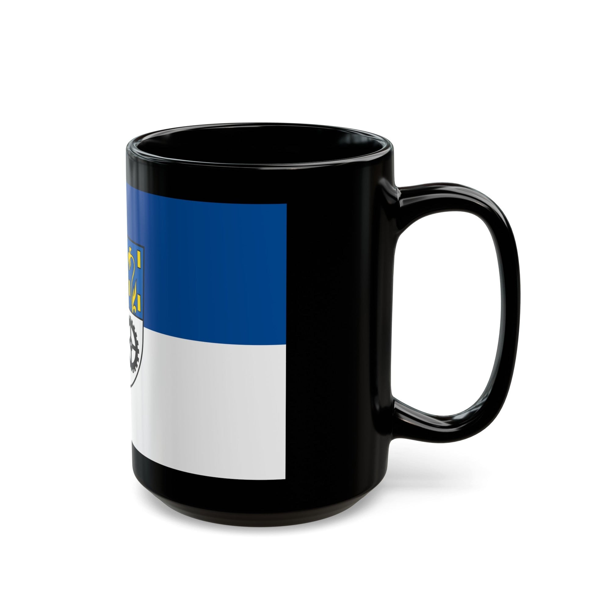 Flag of Neunkirchen Germany - Black Coffee Mug-The Sticker Space