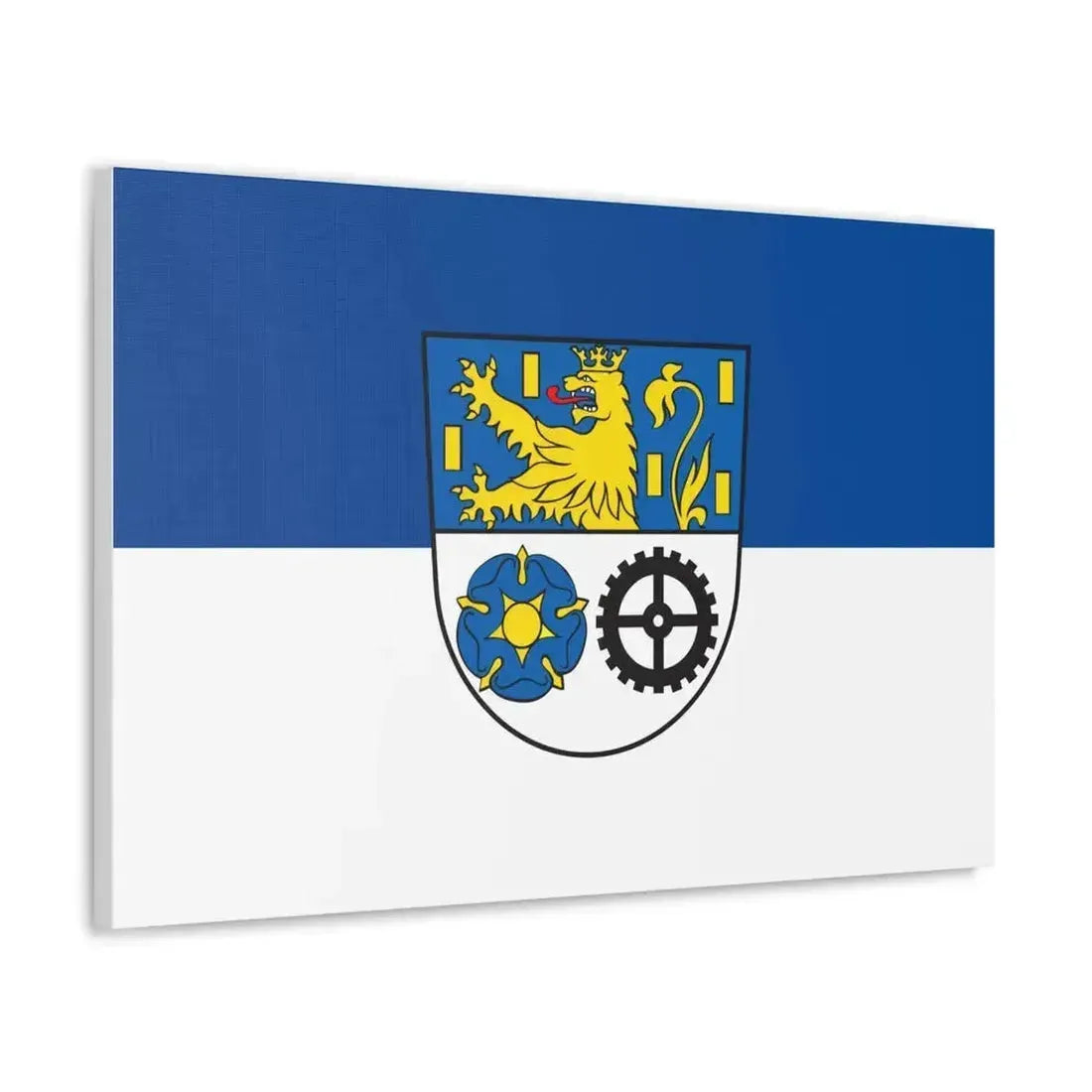 Flag of Neunkirchen Germany - Canvas Wall Art - The Sticker Space