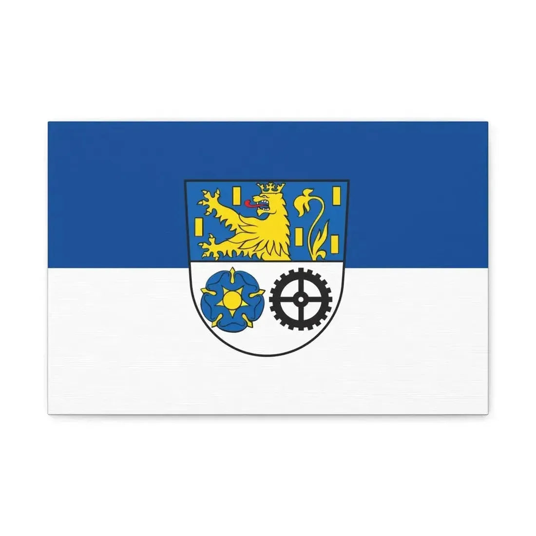 Flag of Neunkirchen Germany - Canvas Wall Art - The Sticker Space