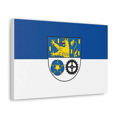 Flag of Neunkirchen Germany - Canvas Wall Art - The Sticker Space