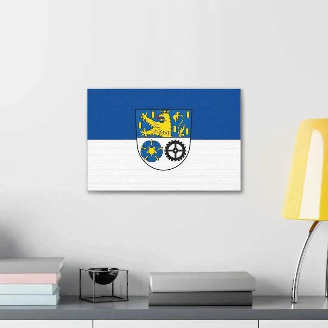 Flag of Neunkirchen Germany - Canvas Wall Art - The Sticker Space