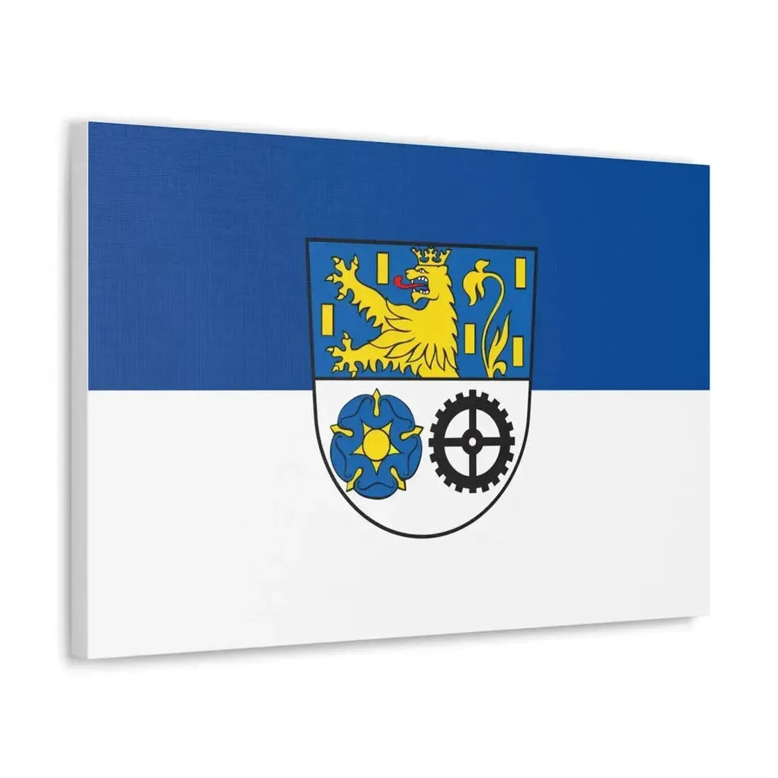 Flag of Neunkirchen Germany - Canvas Wall Art - The Sticker Space