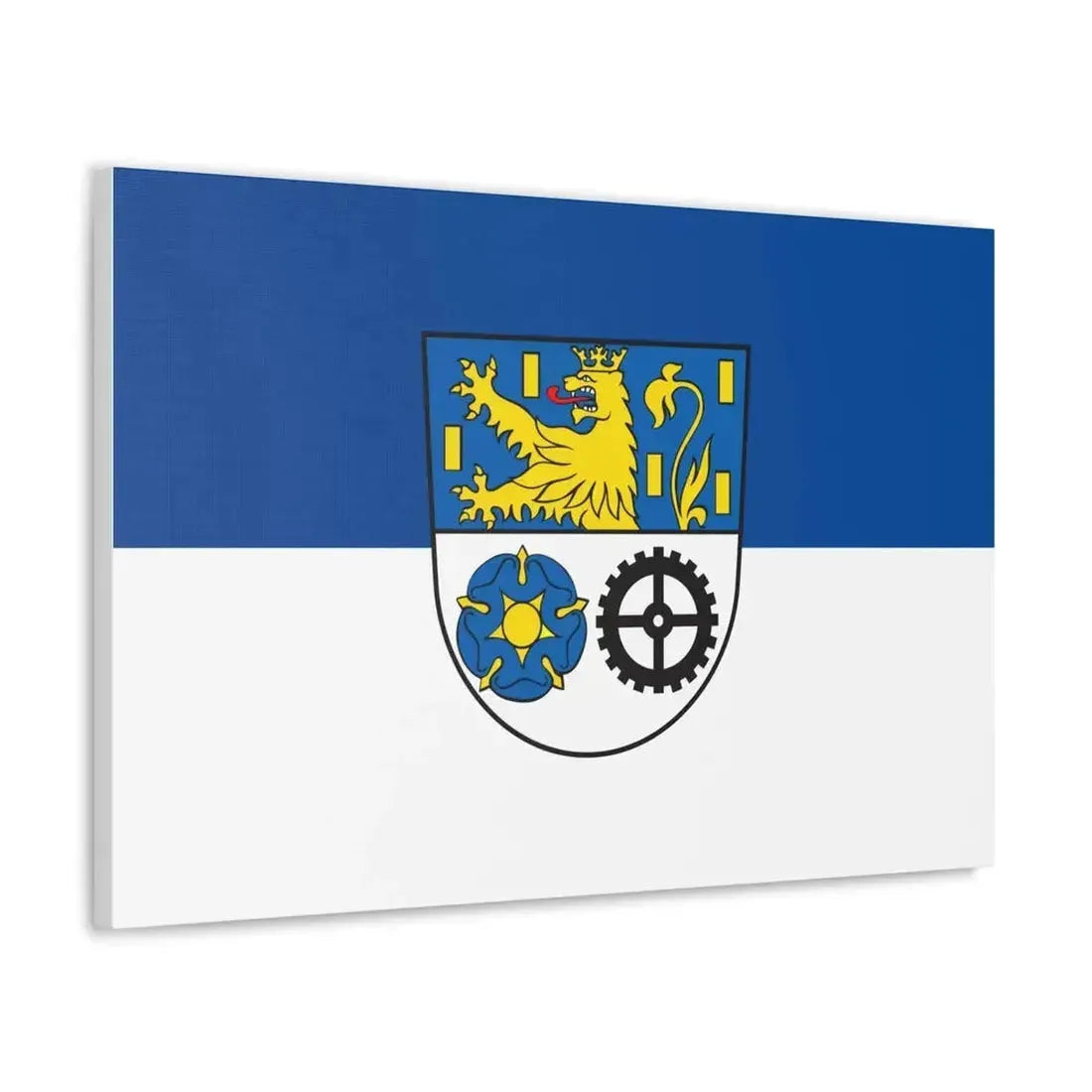 Flag of Neunkirchen Germany - Canvas Wall Art - The Sticker Space