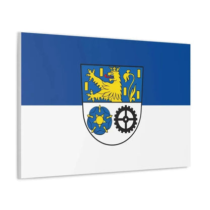 Flag of Neunkirchen Germany - Canvas Wall Art - The Sticker Space