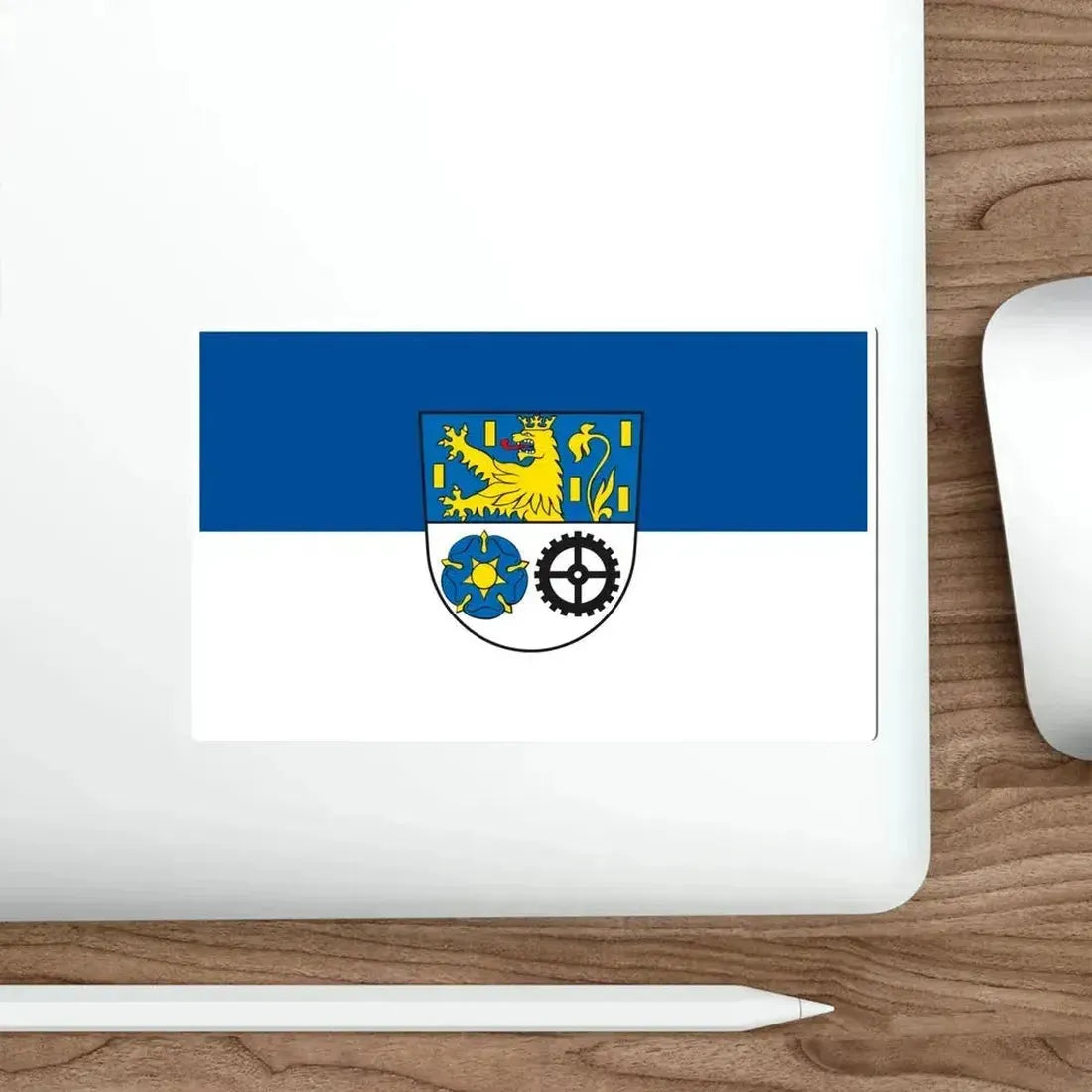 Flag of Neunkirchen Germany STICKER Vinyl Die-Cut Decal - The Sticker Space