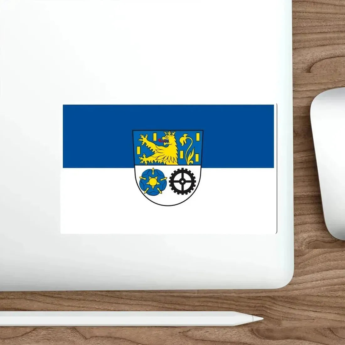 Flag of Neunkirchen Germany STICKER Vinyl Die-Cut Decal - The Sticker Space