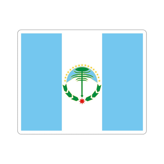 Flag of Neuquén Province Argentina STICKER Vinyl Die-Cut Decal-6 Inch-The Sticker Space