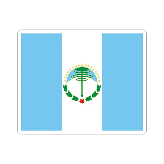 Flag of Neuquén Province Argentina STICKER Vinyl Die-Cut Decal 6 Inch - The Sticker Space