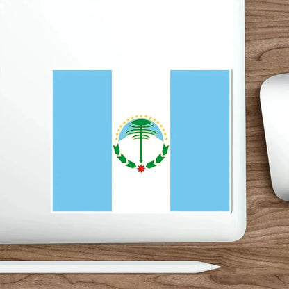 Flag of Neuquén Province Argentina STICKER Vinyl Die-Cut Decal - The Sticker Space