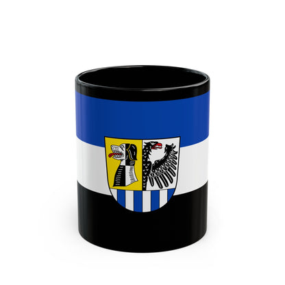 Flag of Neustadt an der Aisch Bad Windsheim Germany - Black Coffee Mug-11oz-The Sticker Space