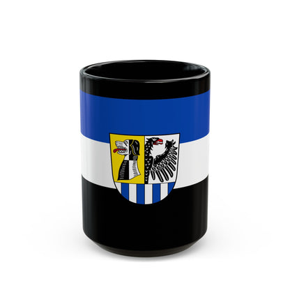 Flag of Neustadt an der Aisch Bad Windsheim Germany - Black Coffee Mug-15oz-The Sticker Space