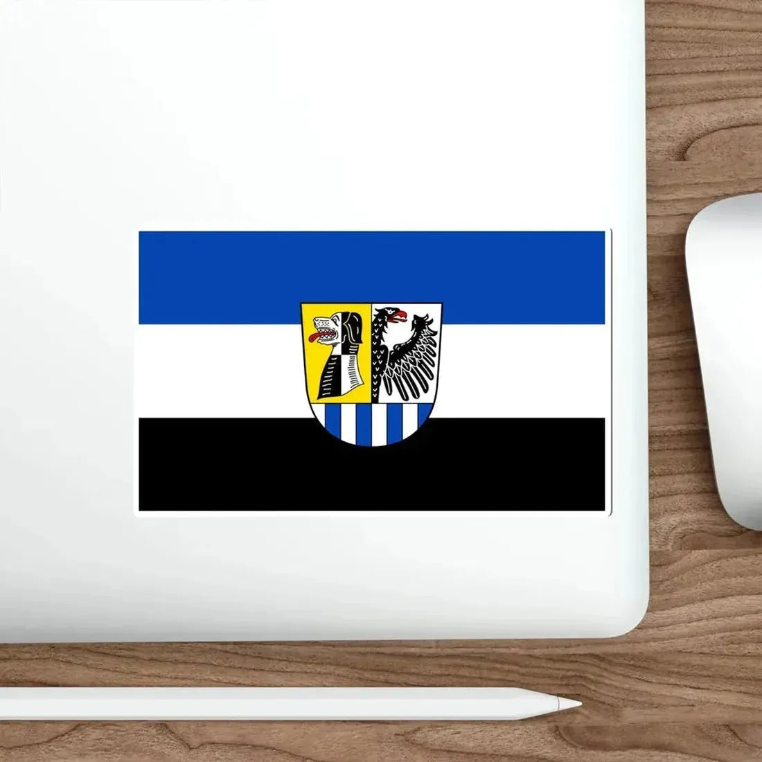 Flag of Neustadt an der Aisch Bad Windsheim Germany STICKER Vinyl Die-Cut Decal - The Sticker Space