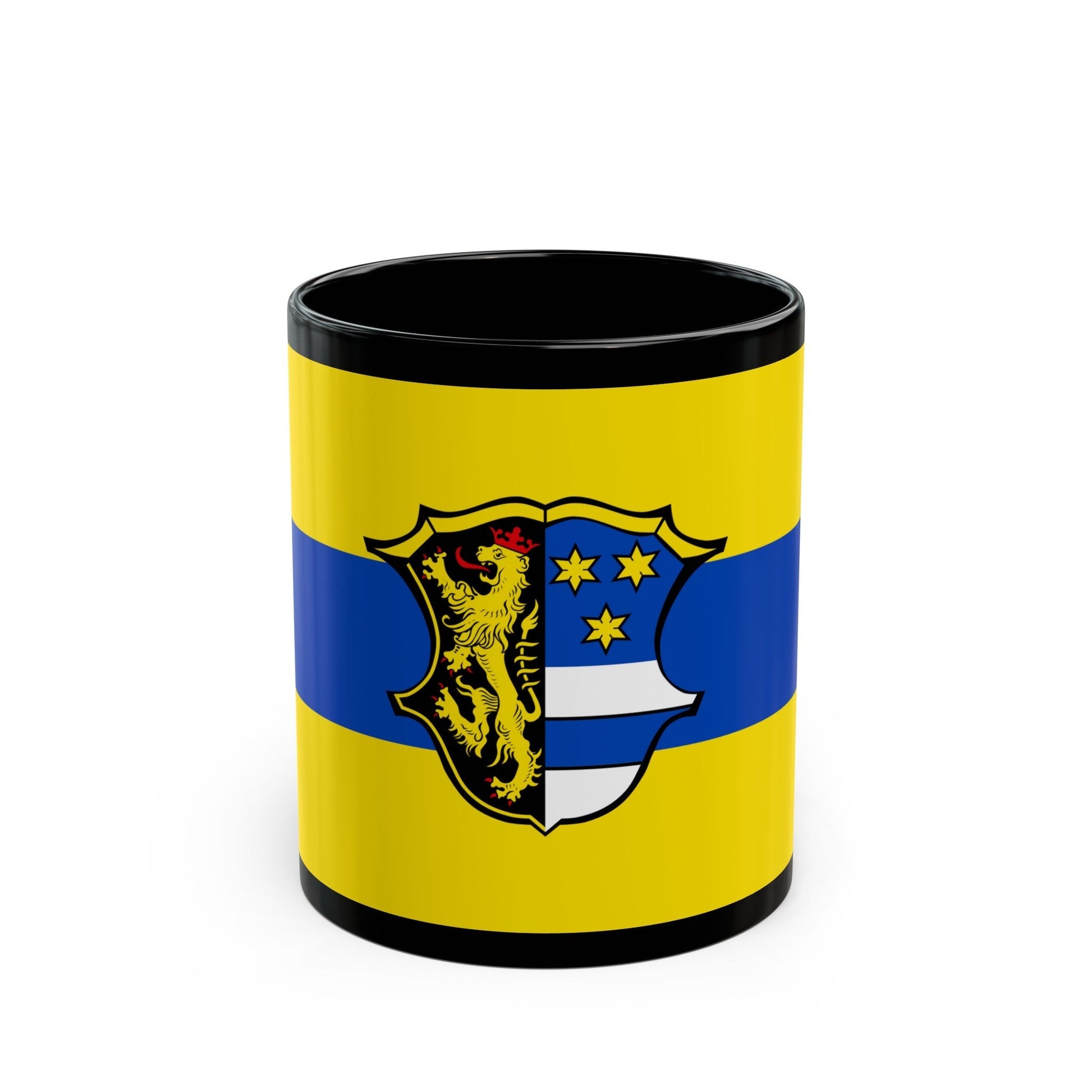 Flag of Neustadt an der Waldnaab Germany - Black Coffee Mug-11oz-The Sticker Space