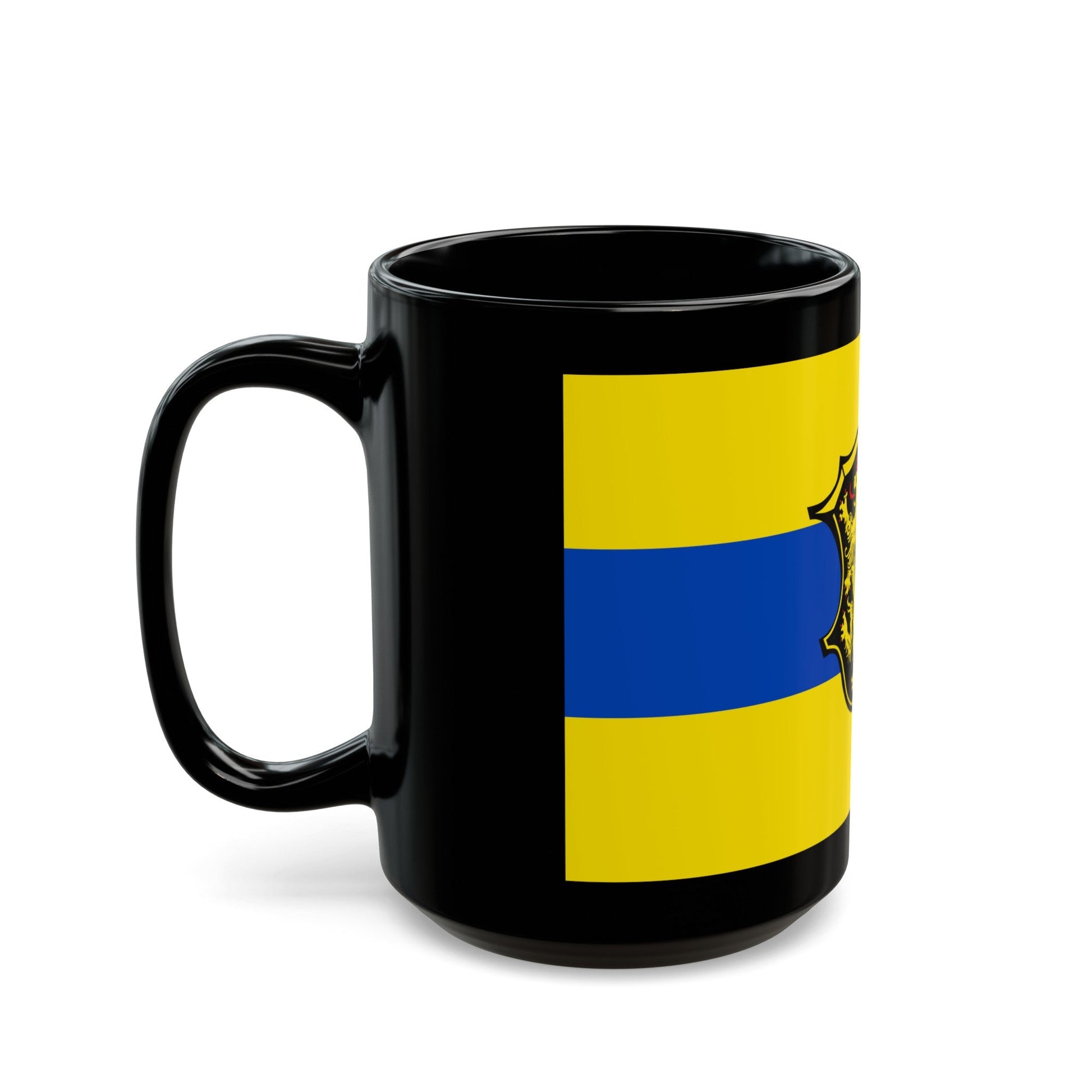 Flag of Neustadt an der Waldnaab Germany - Black Coffee Mug-The Sticker Space