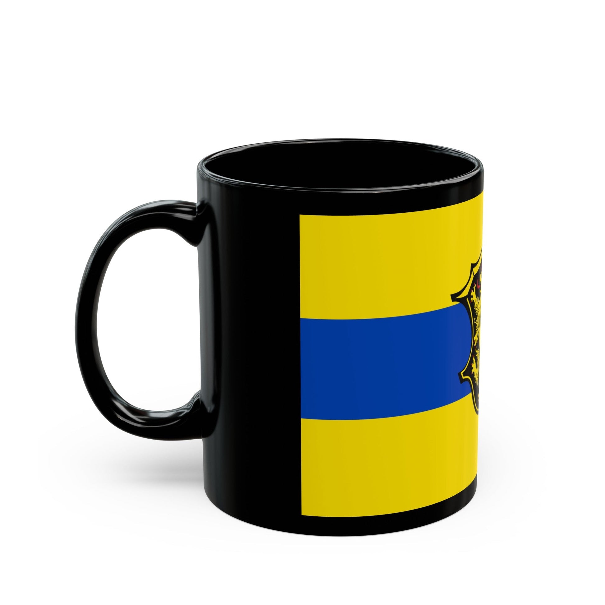 Flag of Neustadt an der Waldnaab Germany - Black Coffee Mug-The Sticker Space