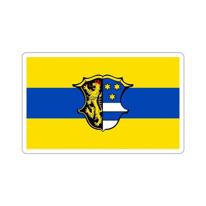 Flag of Neustadt an der Waldnaab Germany STICKER Vinyl Die-Cut Decal 3 Inch - The Sticker Space