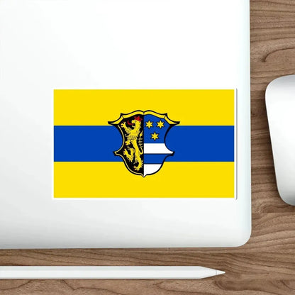 Flag of Neustadt an der Waldnaab Germany STICKER Vinyl Die-Cut Decal - The Sticker Space