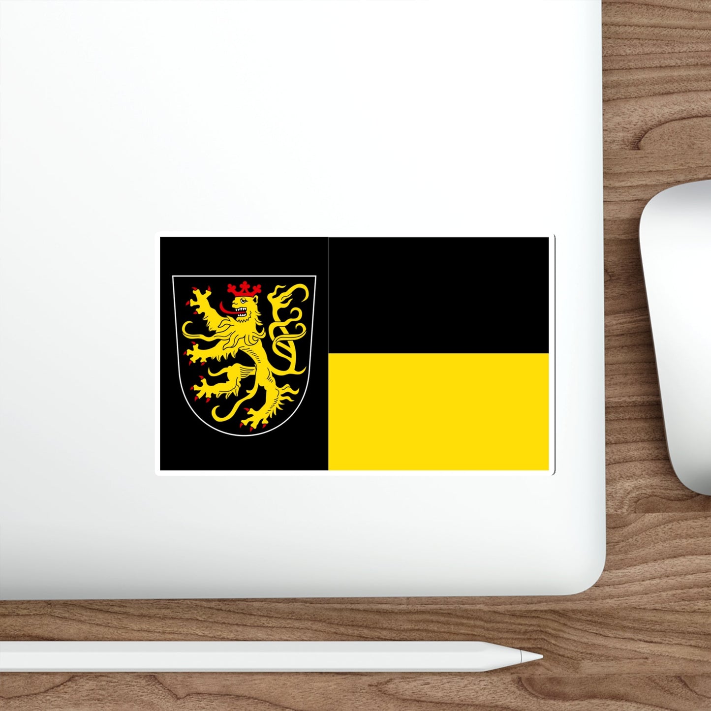 Flag of Neustadt an der Weinstraße Germany STICKER Vinyl Die-Cut Decal-The Sticker Space