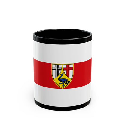 Flag of Neuwied Germany - Black Coffee Mug-11oz-The Sticker Space